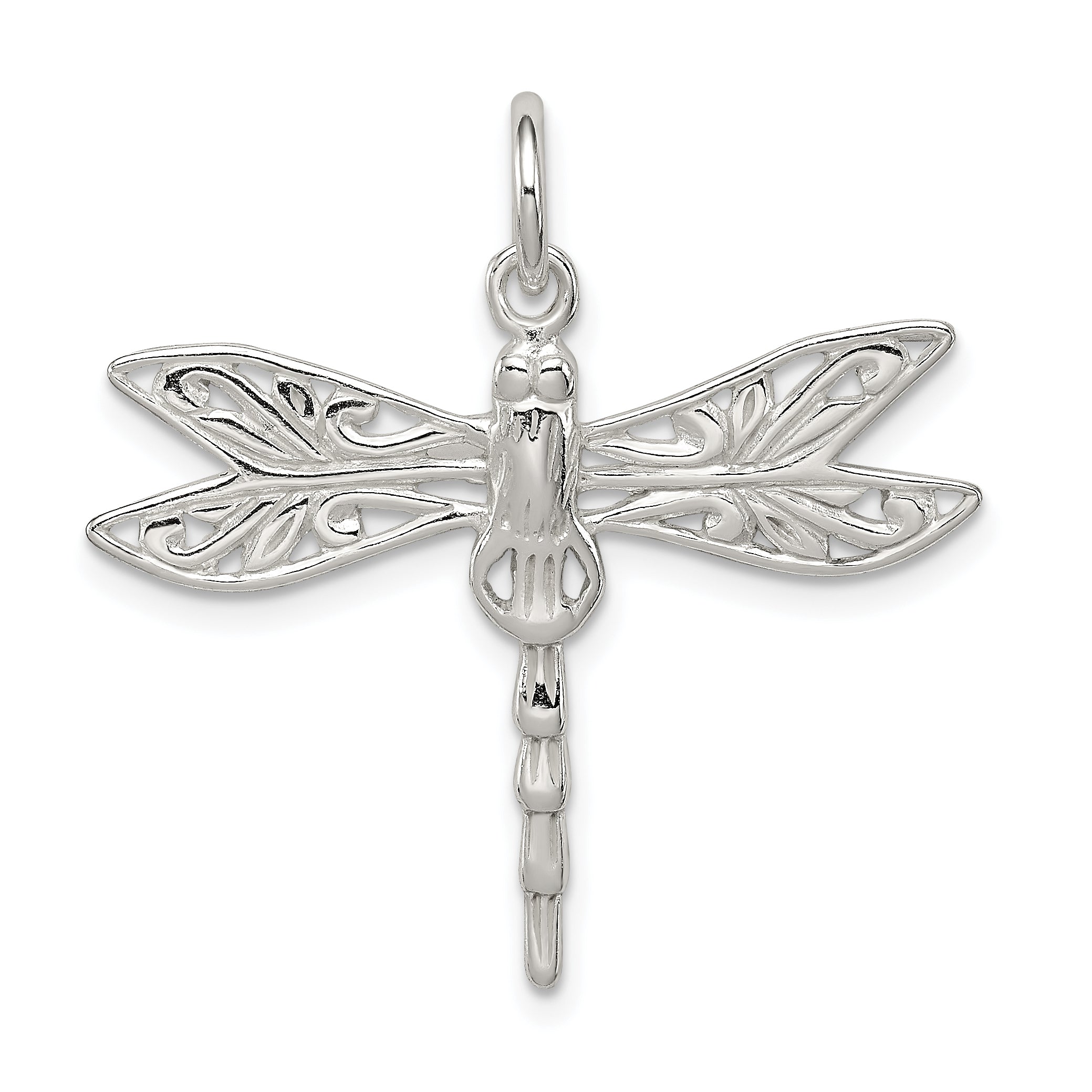 Sterling Silver Dragonfly Charm
