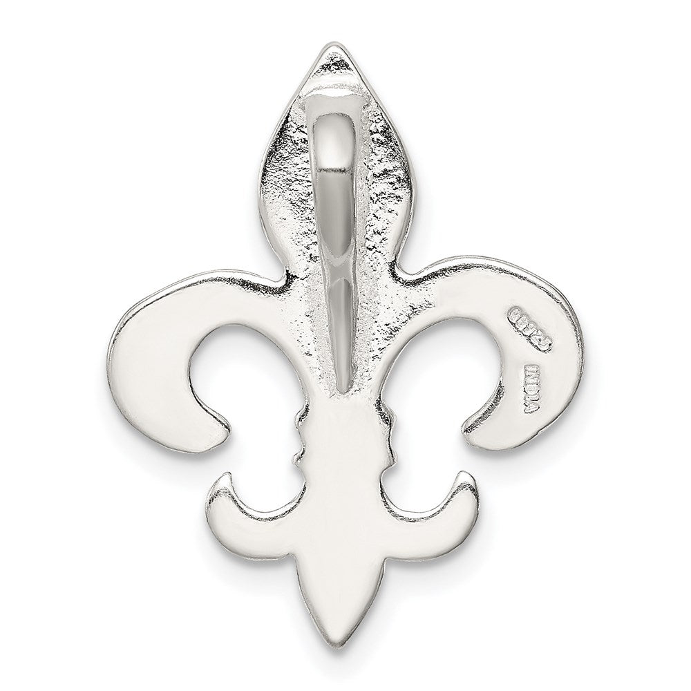 Sterling Silver Fleur De Lis Slide