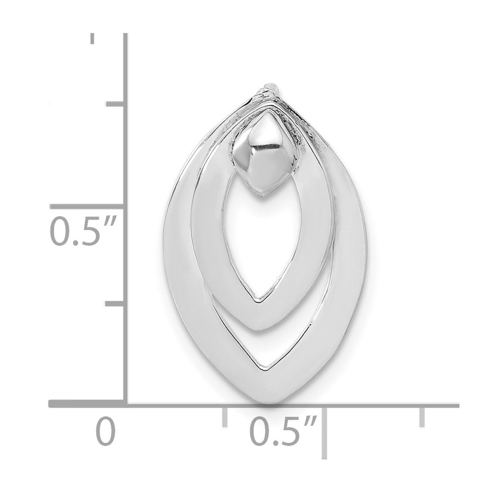 Sterling Silver Moveable Drop Pendant