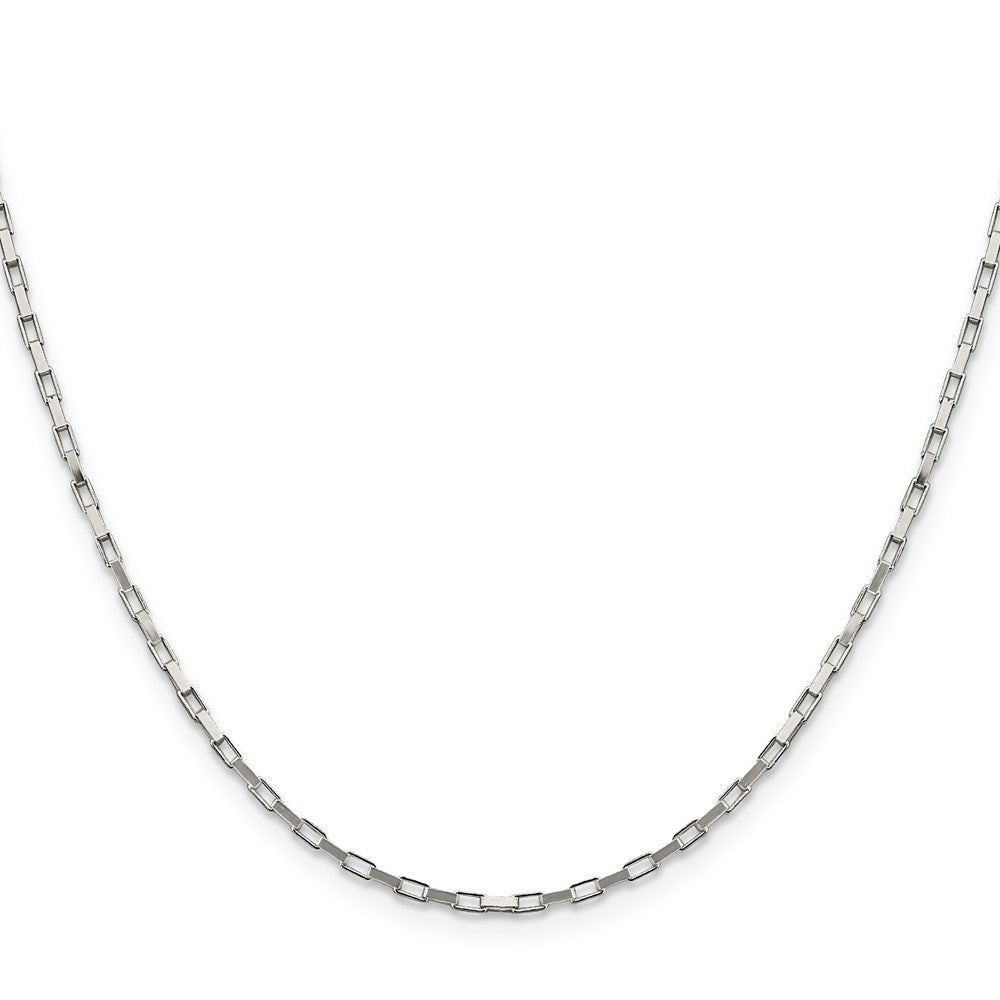 Sterling Silver 1.65mm Elongated Box Chain