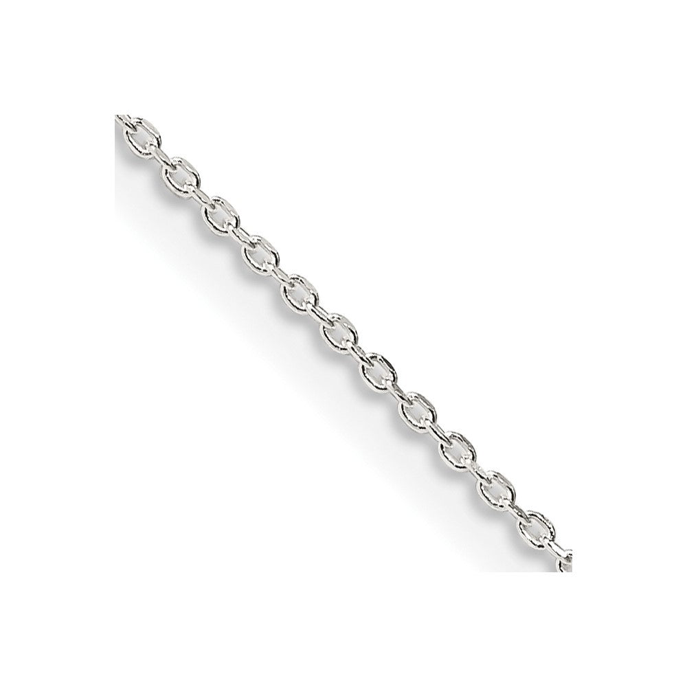 Sterling Silver .95mm Diamond-cut Forzantina Cable Chain