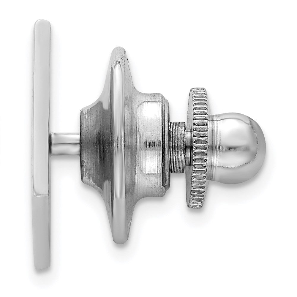 Sterling Silver Rhodium-plated Tie tac