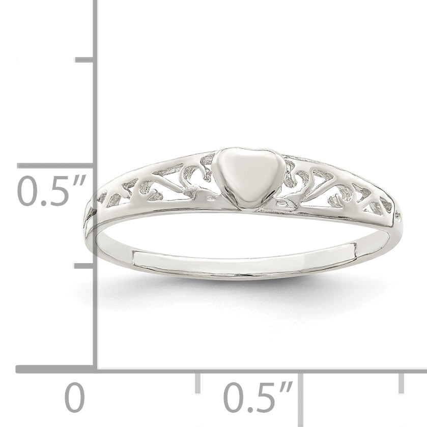 Sterling Silver Heart Ring