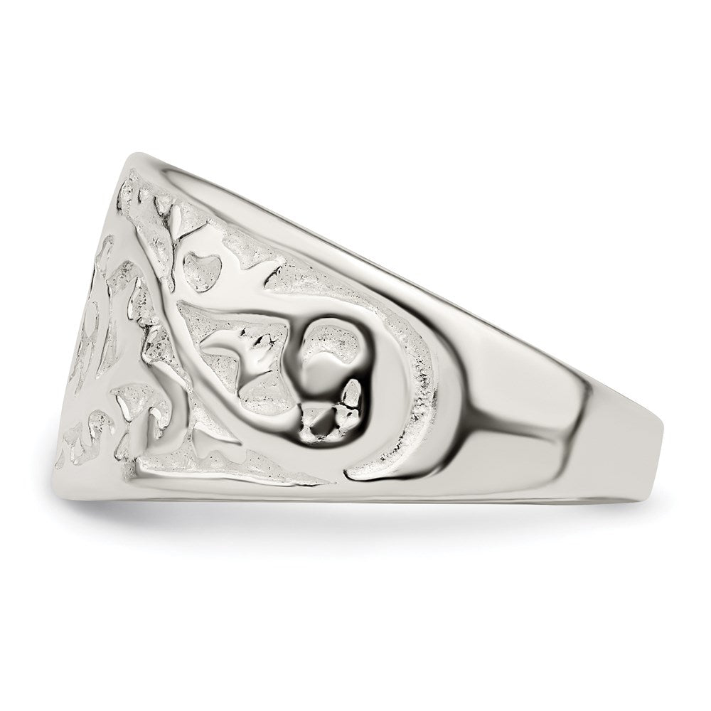 Sterling Silver Swirl Design Ring