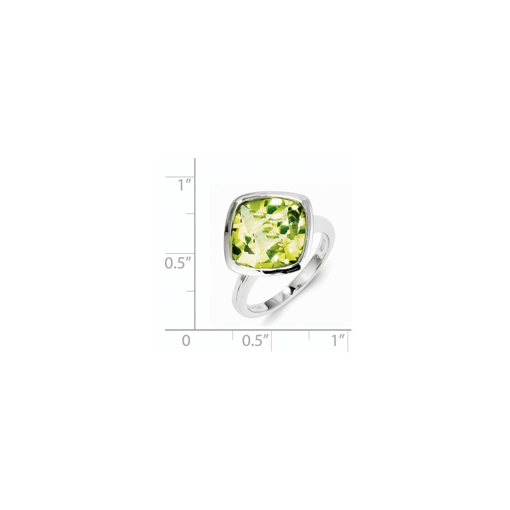 Sterling Silver Lemon Quartz Ring