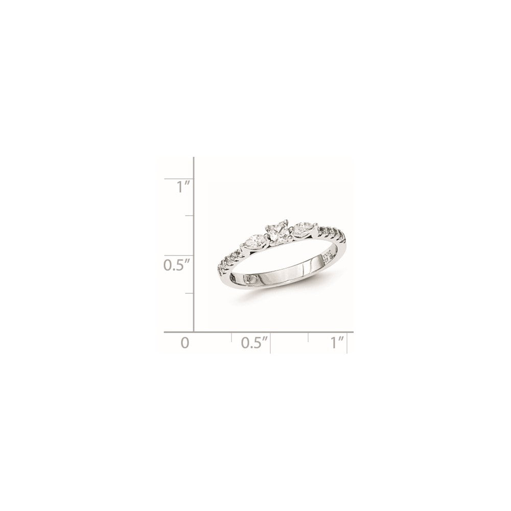 Sterling Silver & CZ Ring