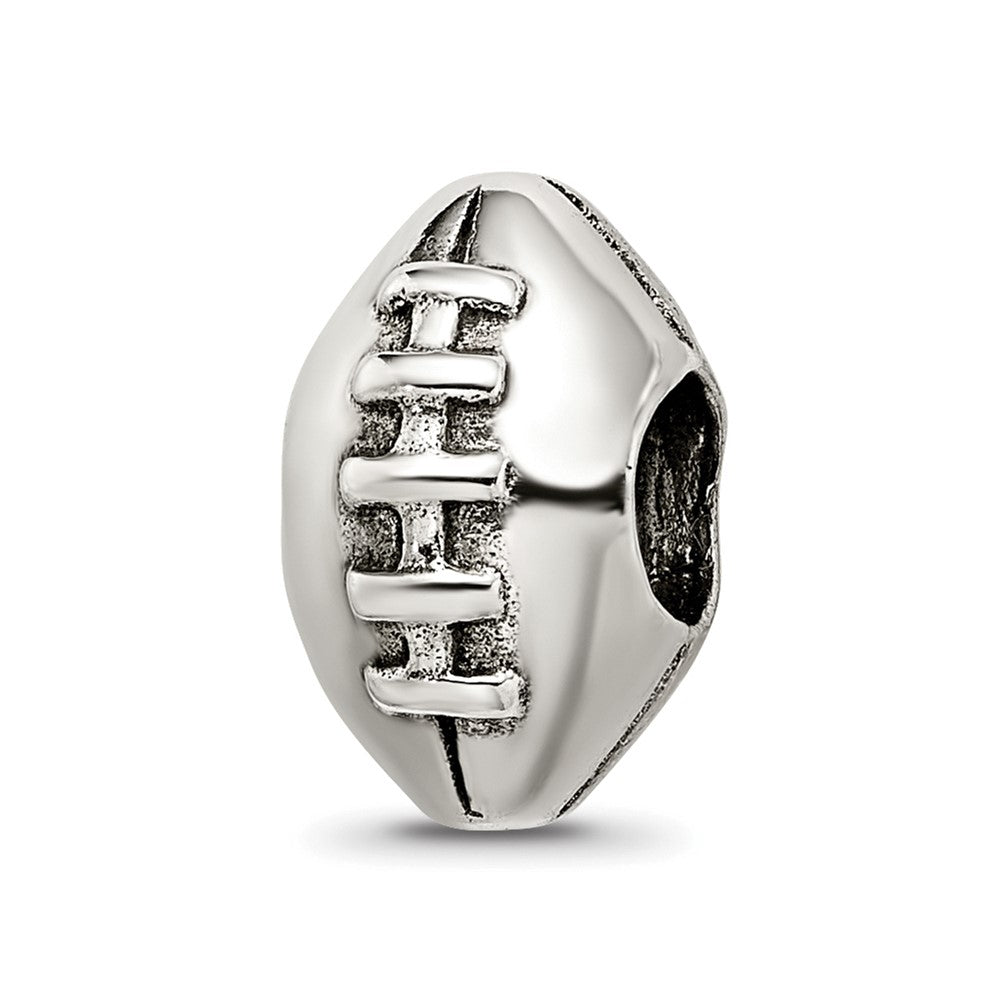 Sterling Silver Reflections Football Bead