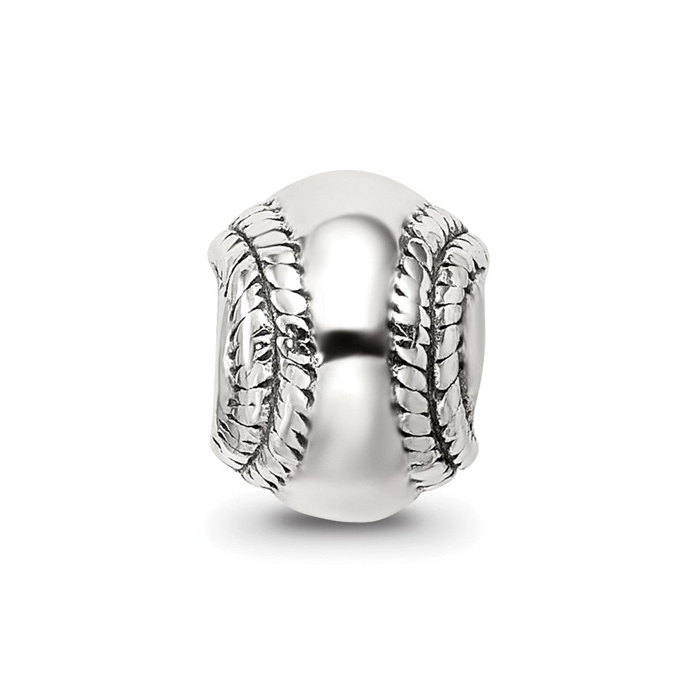 Sterling Silver Reflections Baseball Bead