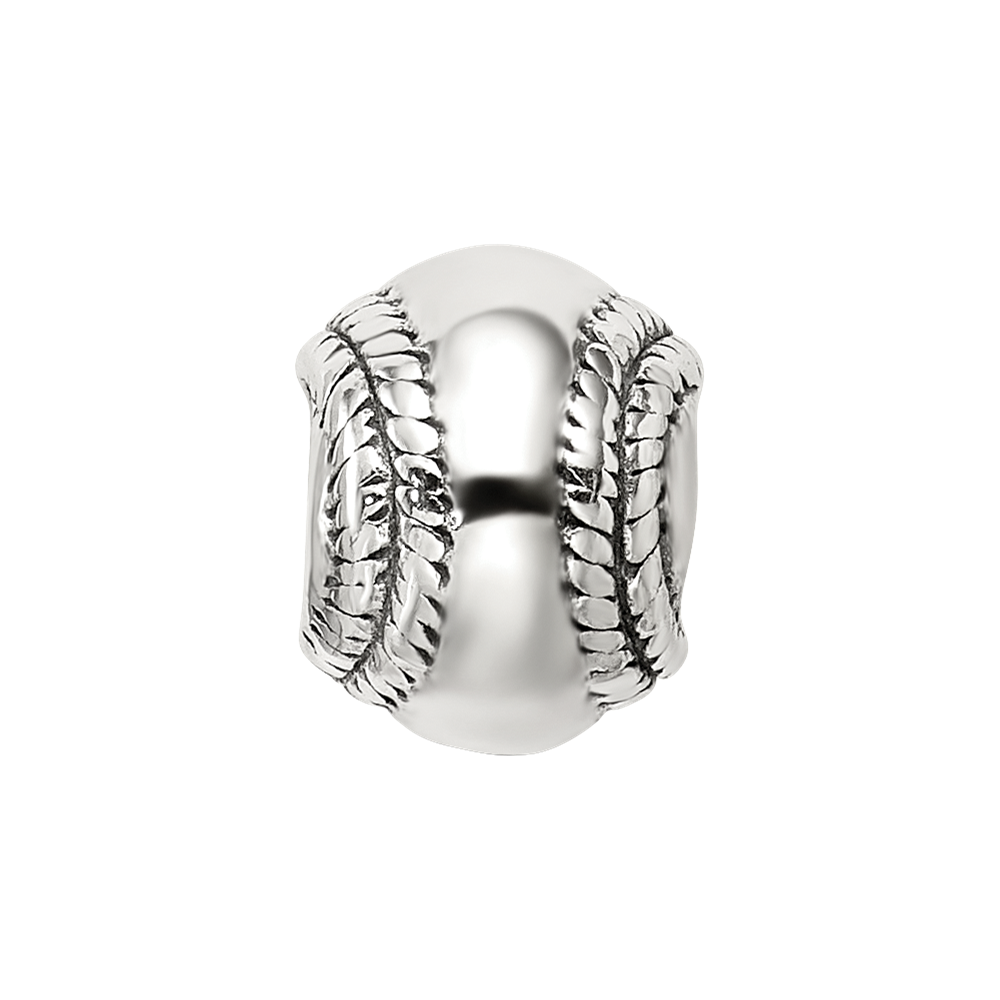 Sterling Silver Reflections Baseball Bead