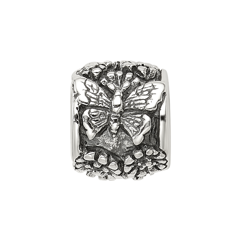 Sterling Silver Reflections Butterfly Bali Bead