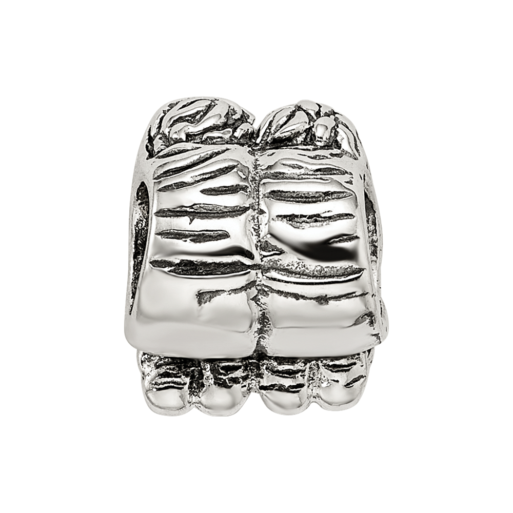 Sterling Silver Reflections Two Kids Bead