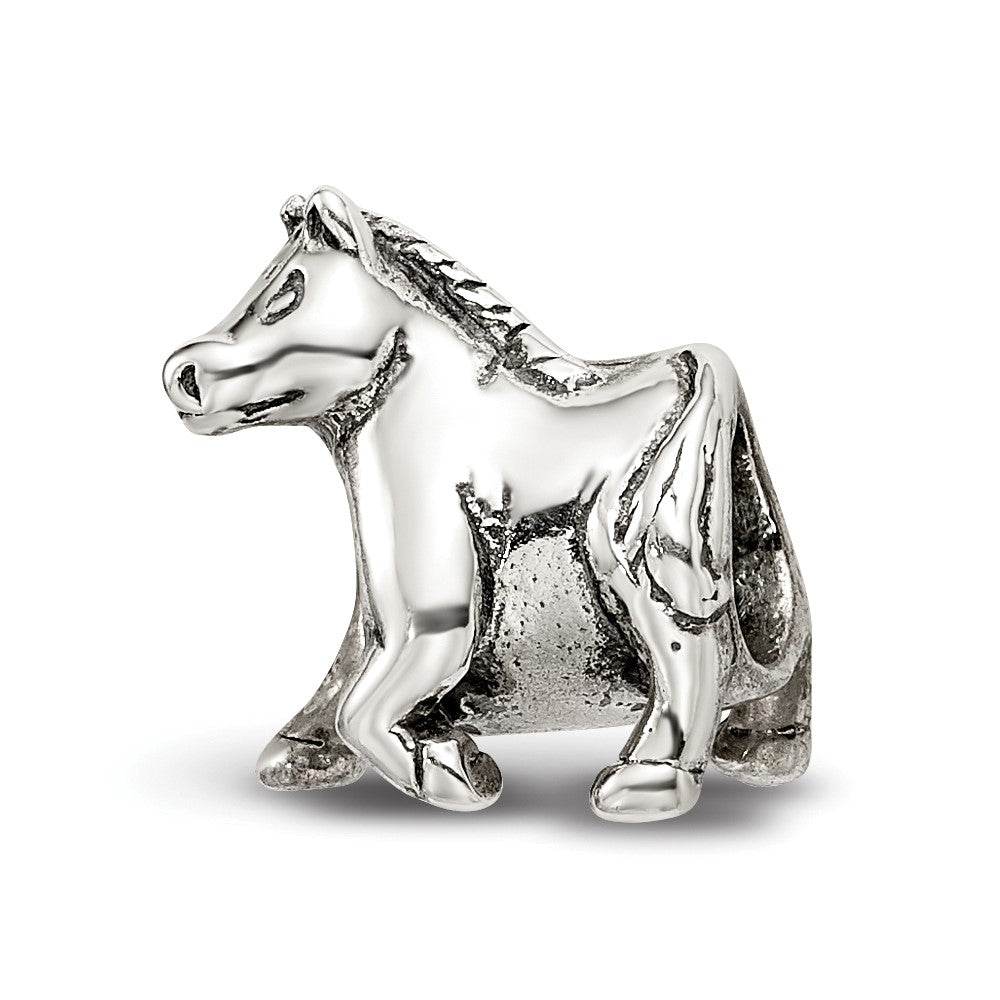 Sterling Silver Reflections Horse Bead