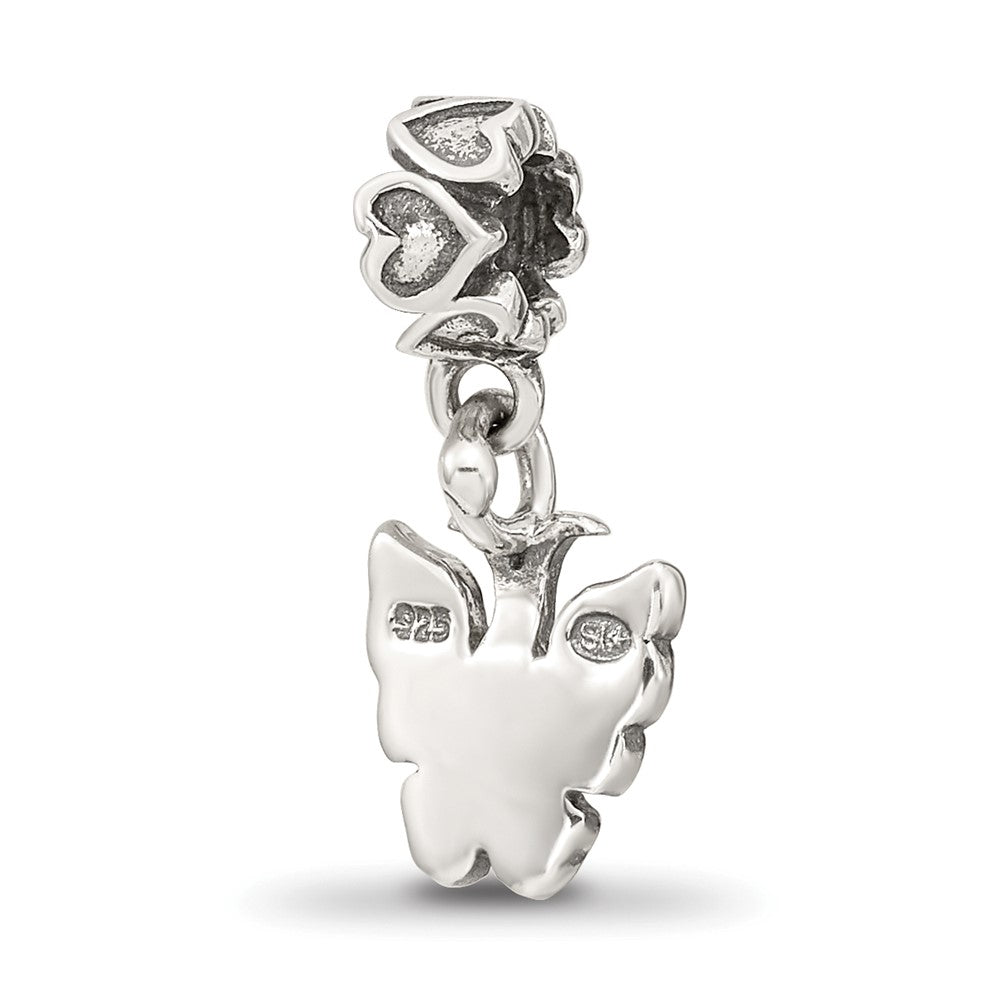 Kids Collection Sterling Silver Butterfly Dangle Reflections Bead