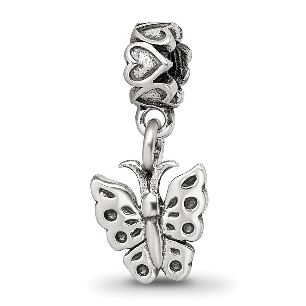 Kids Collection Sterling Silver Butterfly Dangle Reflections Bead