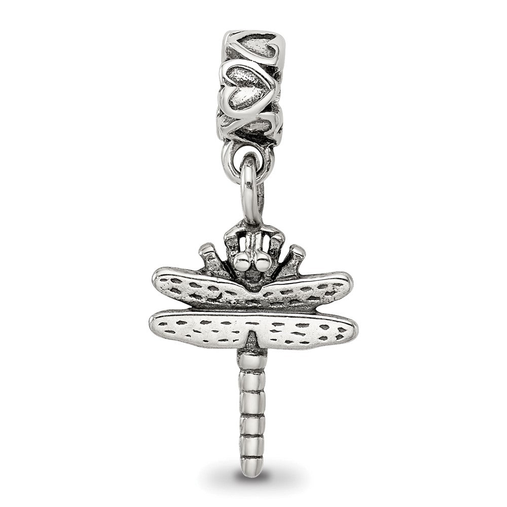 Sterling Silver Reflections Kids Dragonfly Dangle Bead