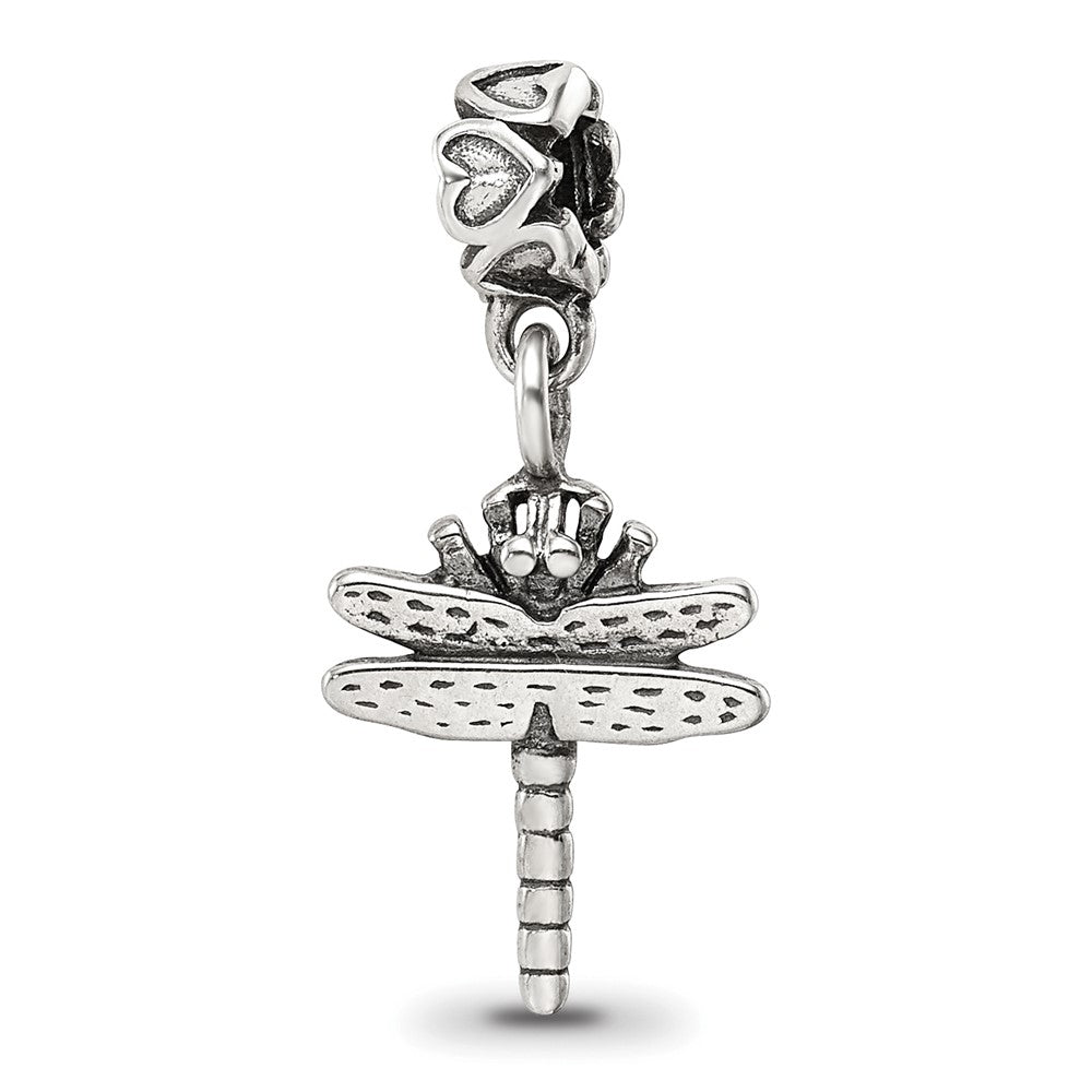 Sterling Silver Reflections Kids Dragonfly Dangle Bead