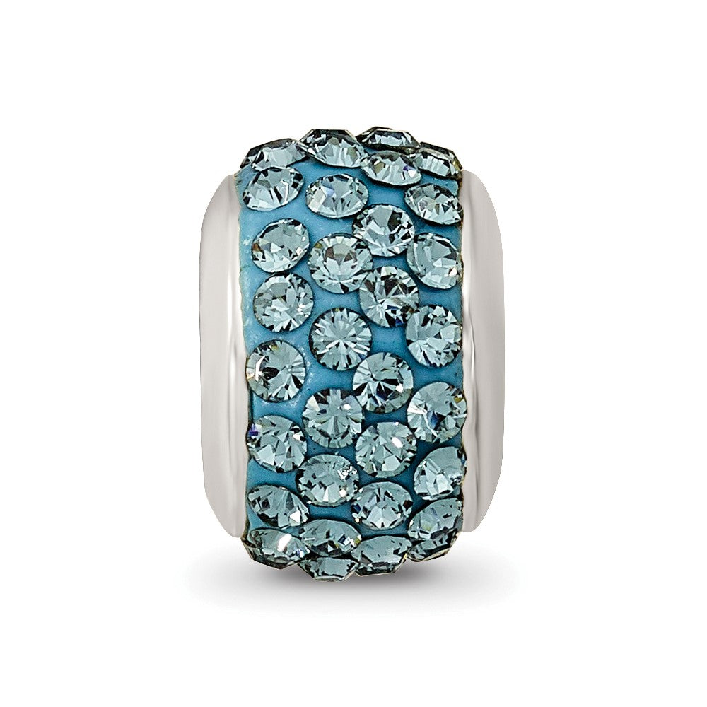 Sterling Silver Reflections December Full Blue Preciosa Crystal Bead