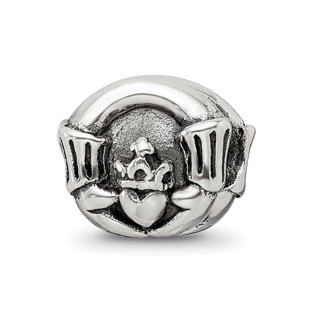 Sterling Silver Reflections Claddagh Bead