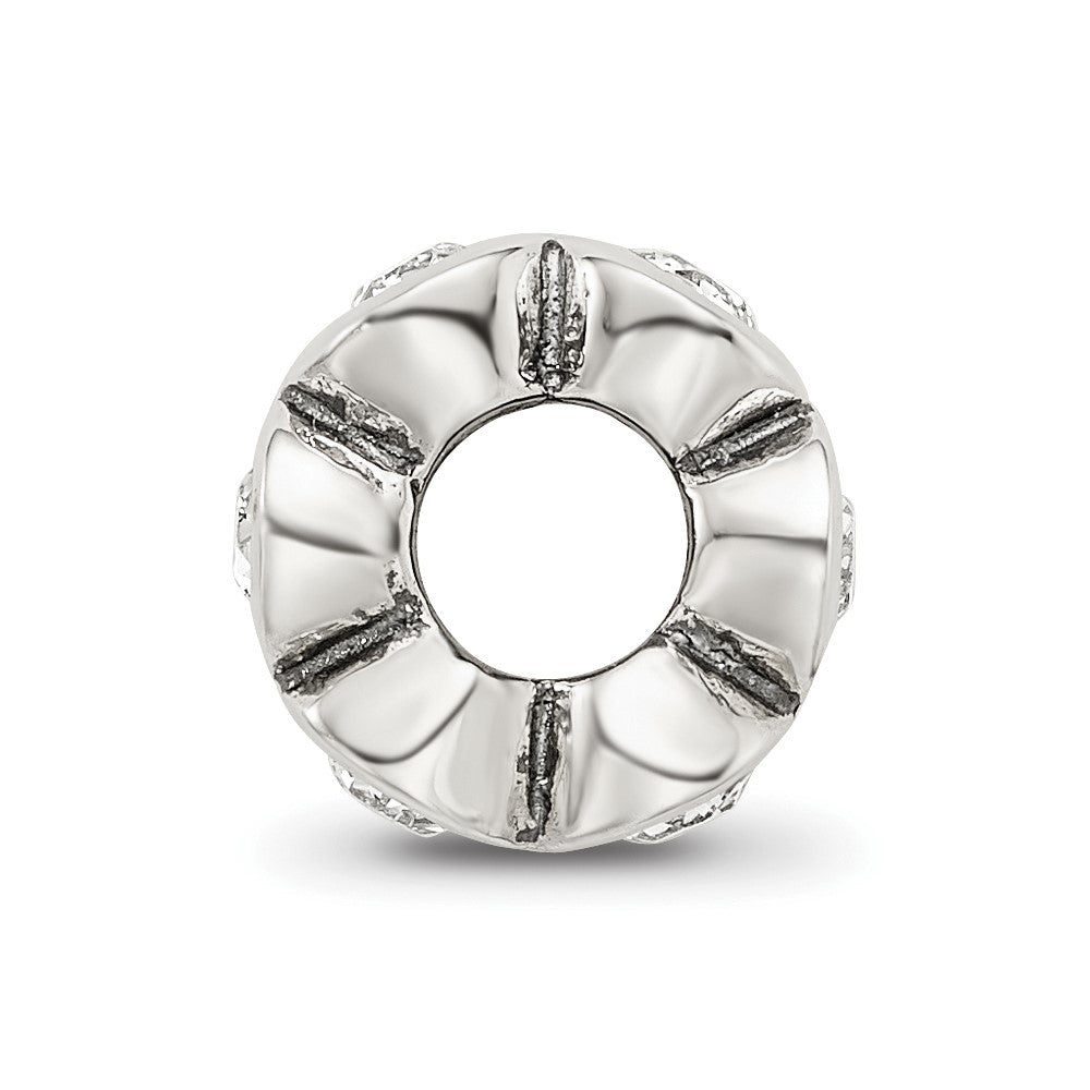 Sterling Silver Reflections April Preciosa Crystal Birthstone Bead