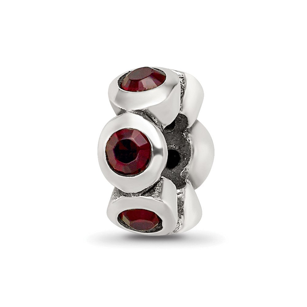 Sterling Silver Reflections January Preciosa Crystal Birthstone Bead