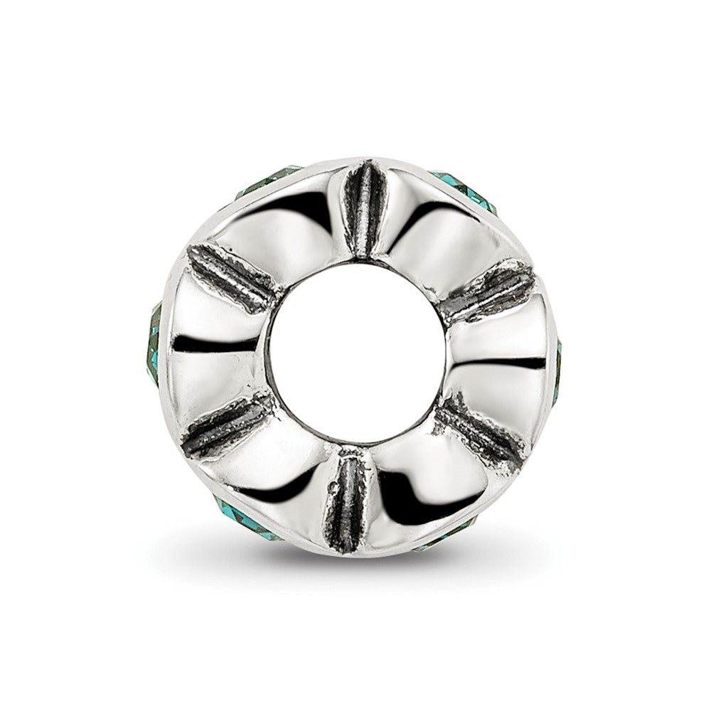 Sterling Silver Reflections May Preciosa Crystal Birthstone Bead