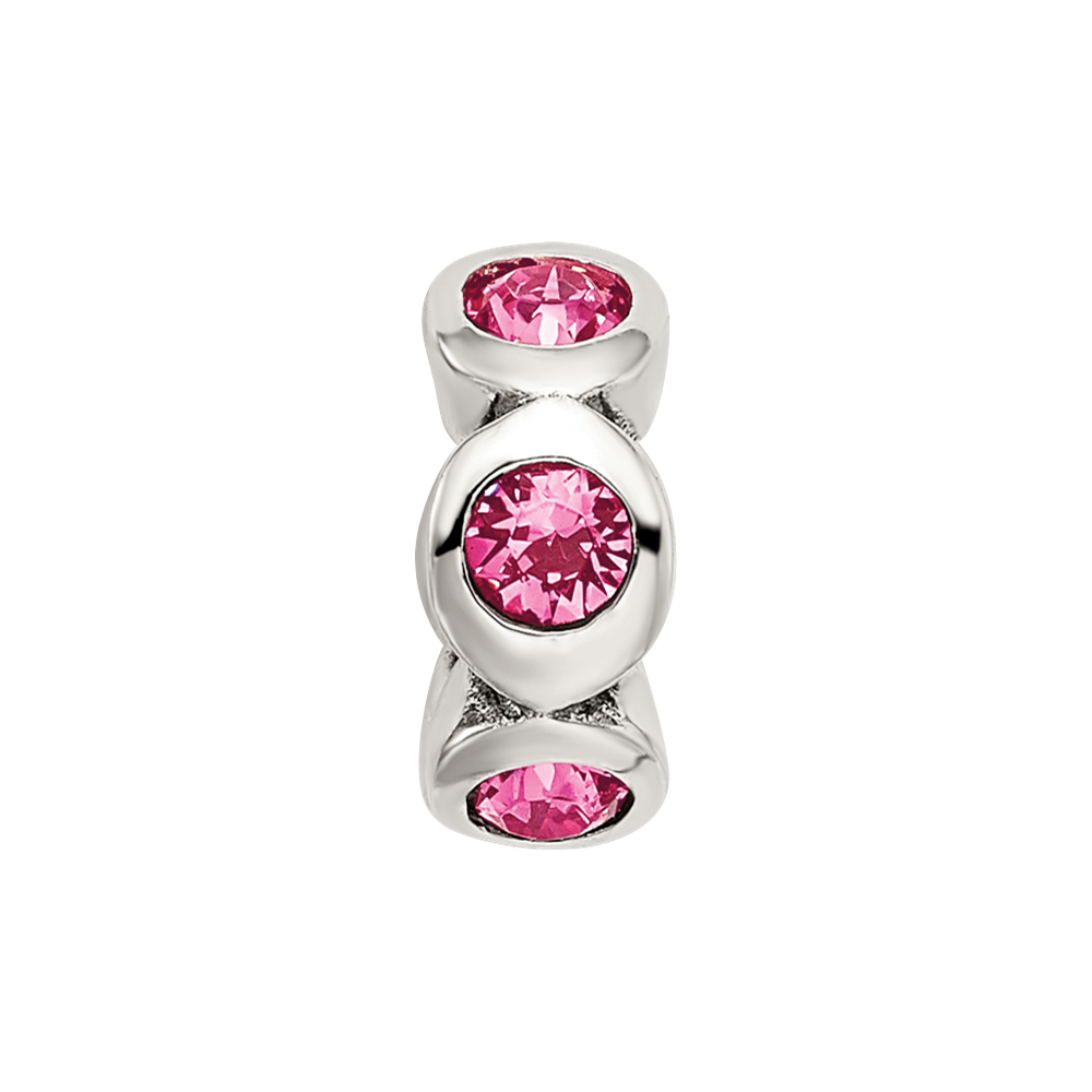 Sterling Silver Reflections October Preciosa Crystal Birthstone Bead