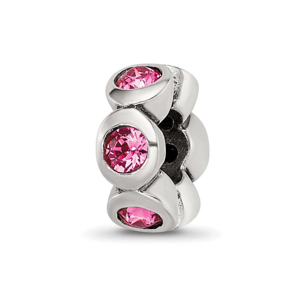 Sterling Silver Reflections October Preciosa Crystal Birthstone Bead