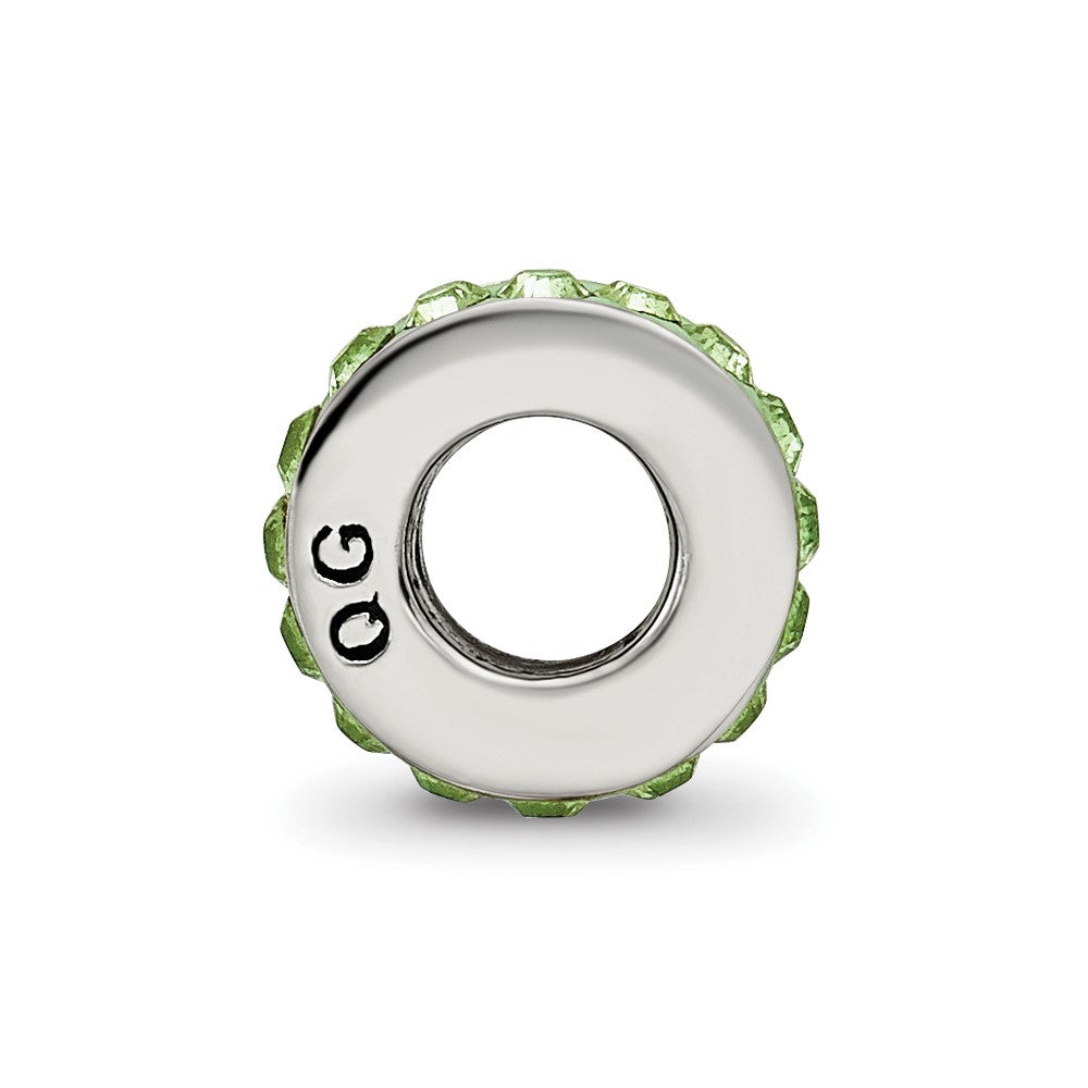 Sterling Silver Reflections August Single Row Preciosa Crystal Bead