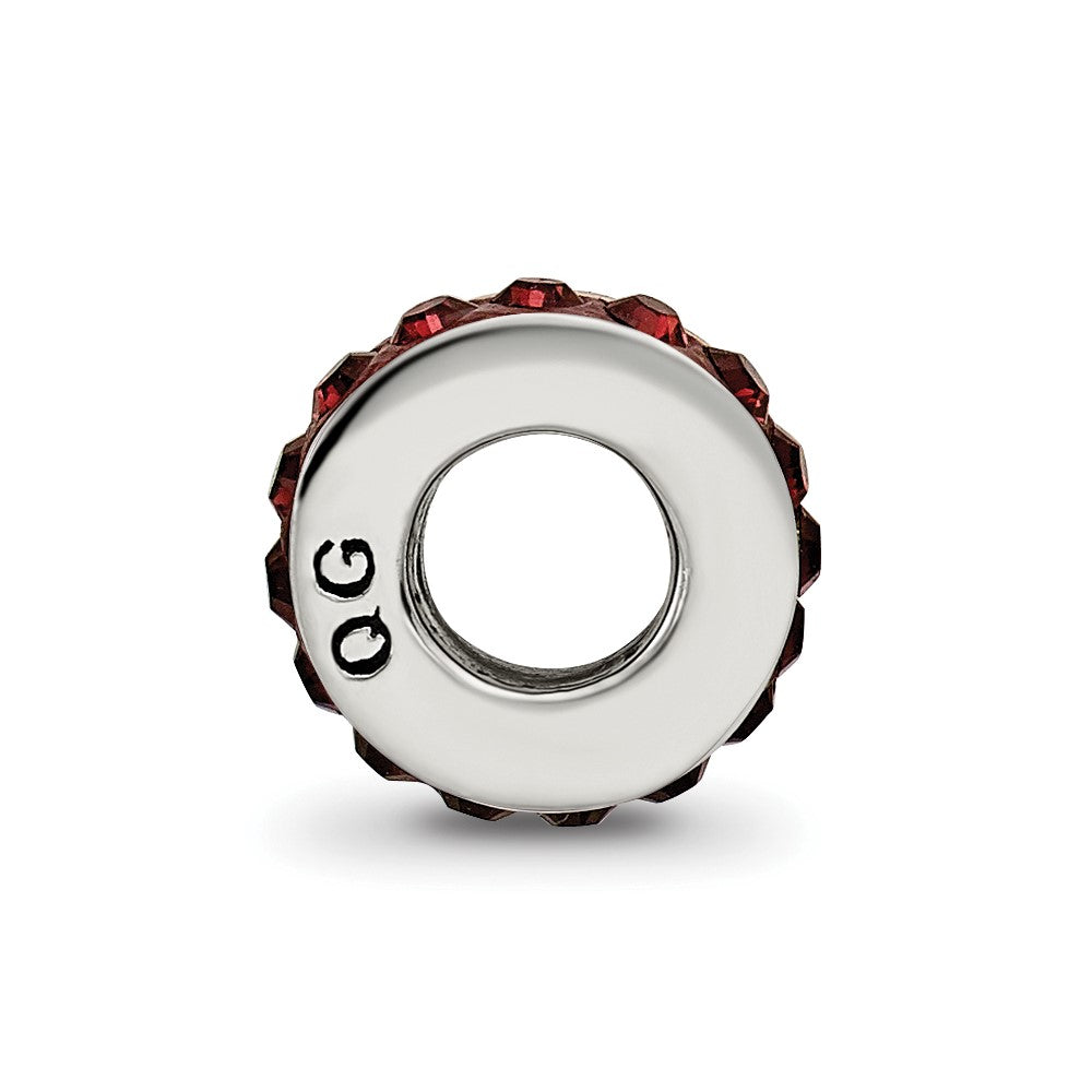 Sterling Silver Reflections Jan Single Row Preciosa Crystal Bead