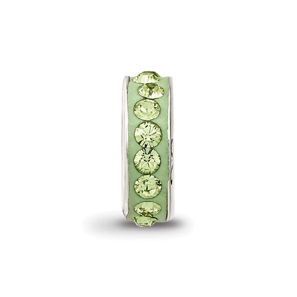 Sterling Silver Reflections August Single Row Preciosa Crystal Bead