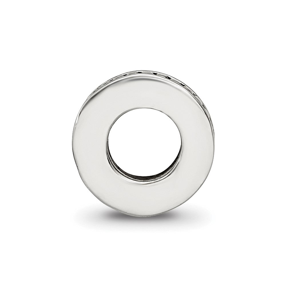 Sterling Silver Reflections Notched Spacer Bead