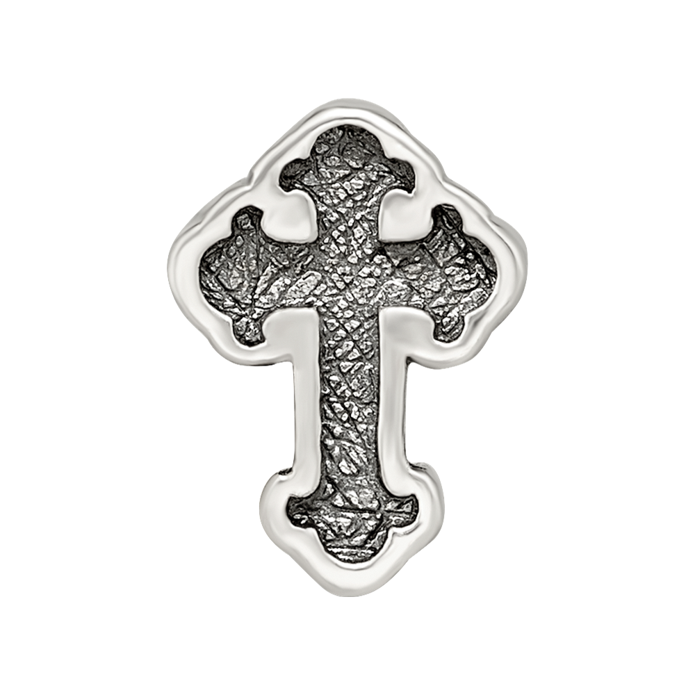 Sterling Silver Reflections Budded Cross Bead
