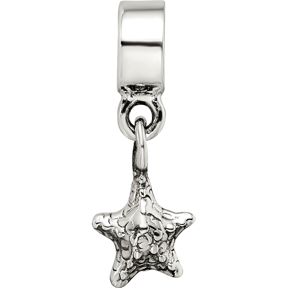 Kids Collection Sterling Silver Star Dangle Reflections Bead