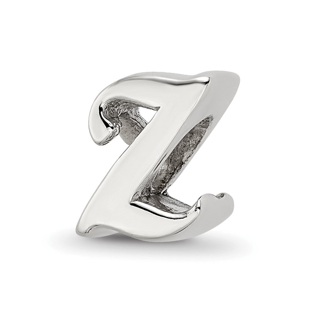 Sterling Silver Reflections Letter Z Script Bead