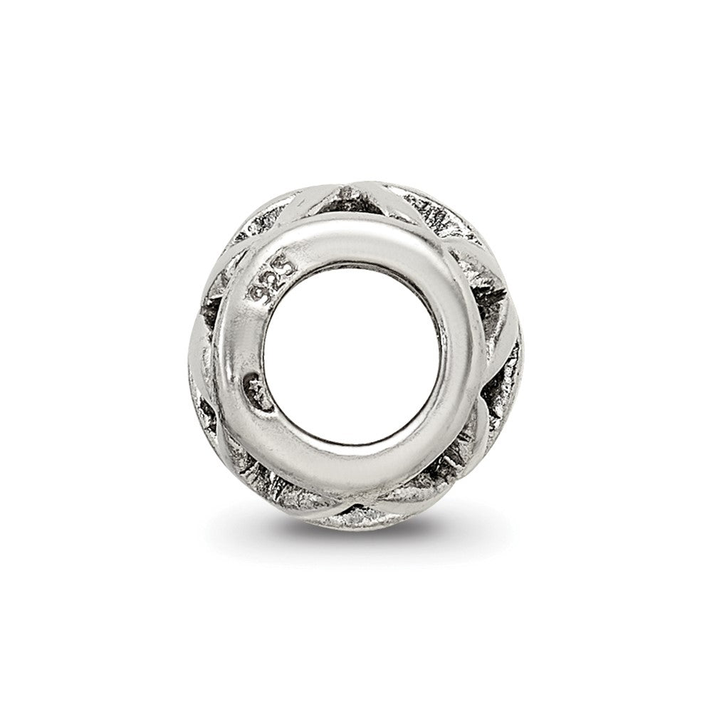 Sterling Silver Reflections Floral Cut Out Bali Bead