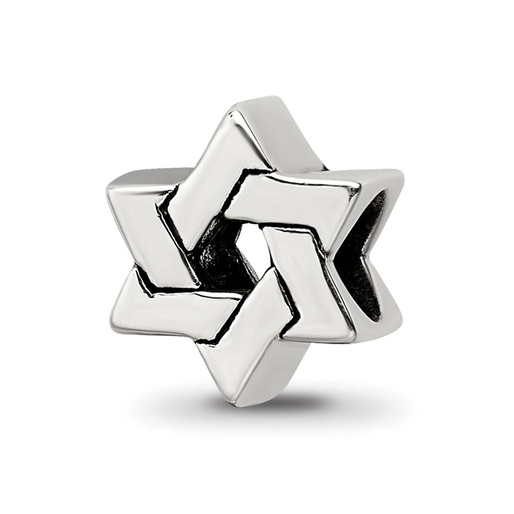 Sterling Silver Reflections Star of David Bead