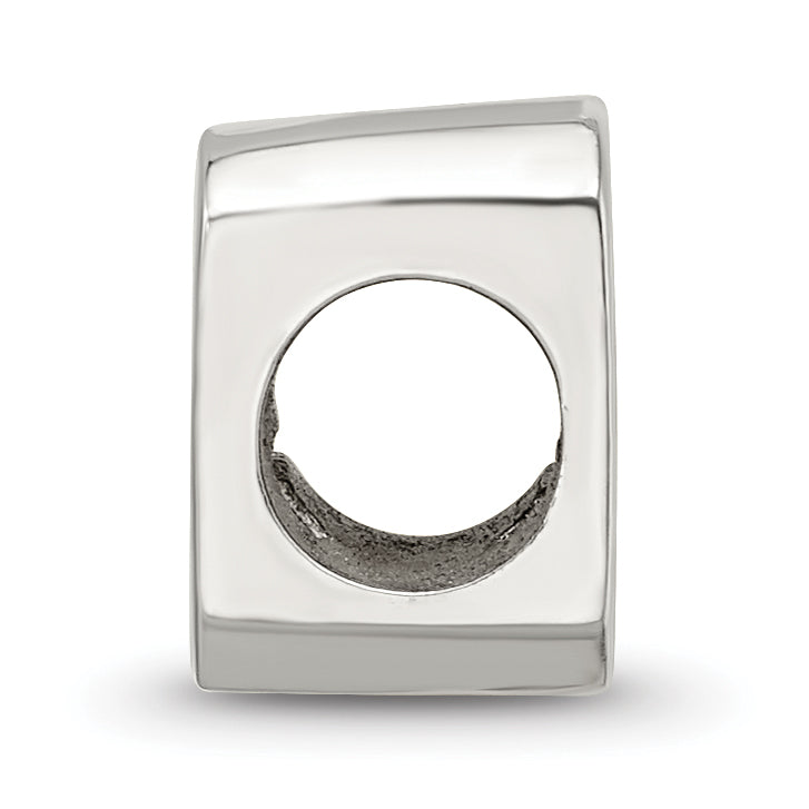 Sterling Silver Reflections Number 9 Bead Size: 8.18MM X 6.36MM