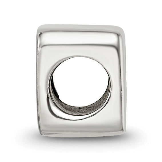 Sterling Silver Reflections Kids Number 0 Bead Size: 6.36MM X 4.55MM