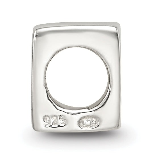 Sterling Silver Reflections Kids Number 1 Bead Size: 6.36MM X 3.64MM
