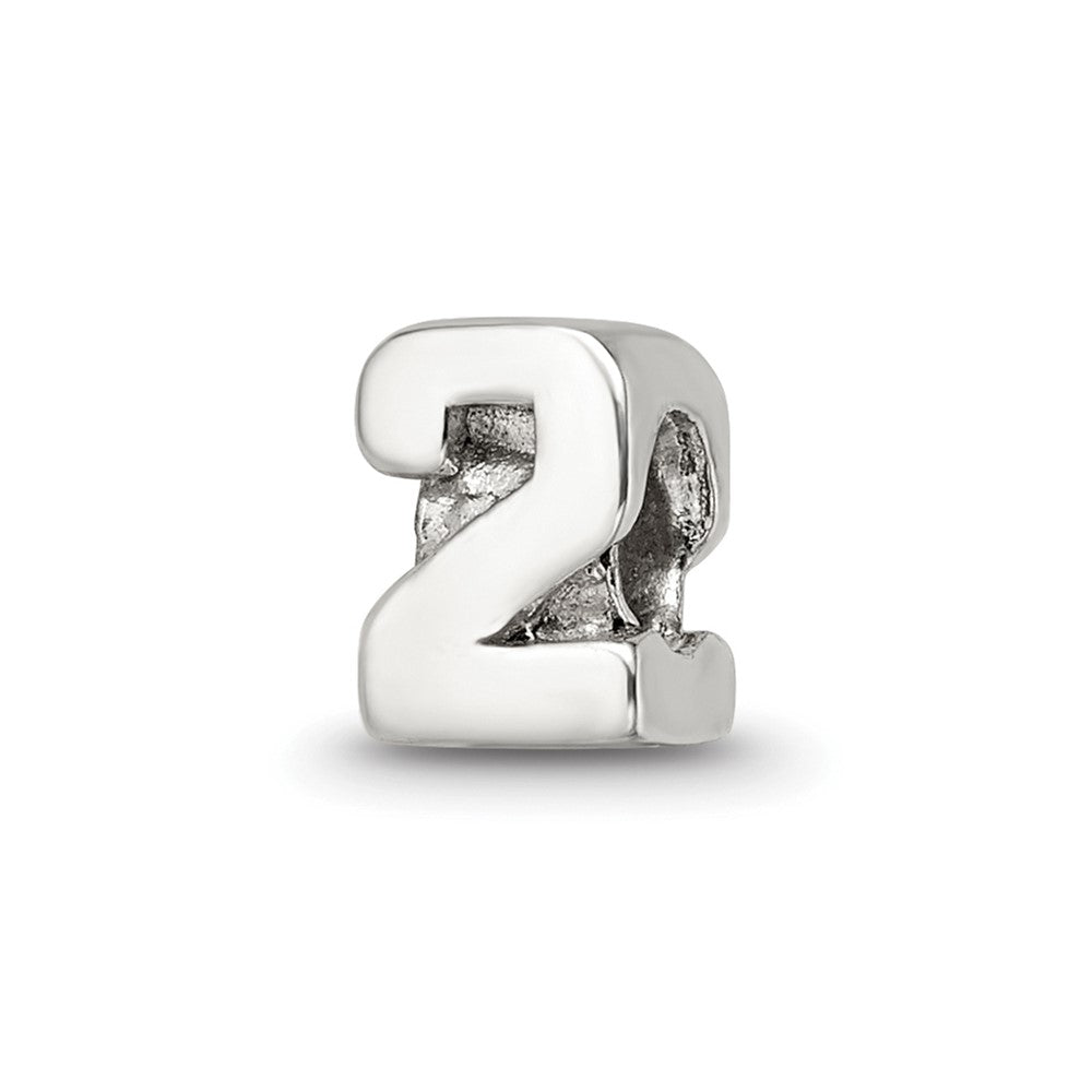 Sterling Silver Reflections Kids Number 2 Bead