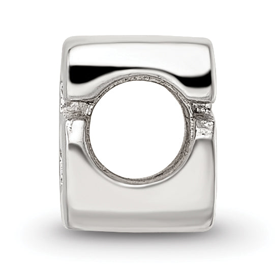 Sterling Silver Reflections Kids Number 6 Bead Size: 6.36MM X 5.45MM