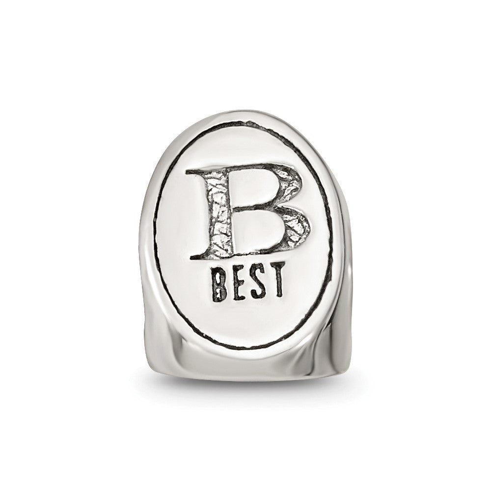 Sterling Silver Reflections Best Friend Trilogy Oval Bead