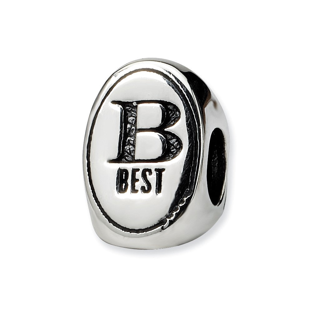 Sterling Silver Reflections Best Friend Trilogy Oval Bead