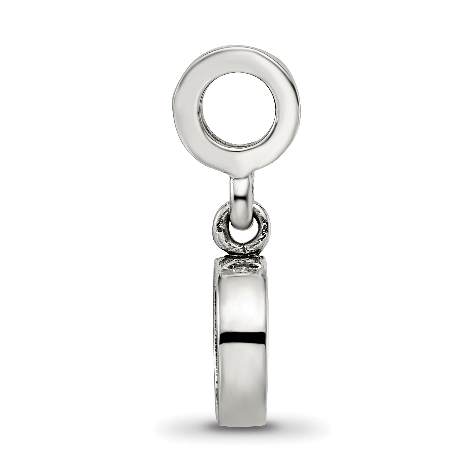 Sterling Silver Reflections Compass Dangle Bead Size: 22.73MM X 10MM