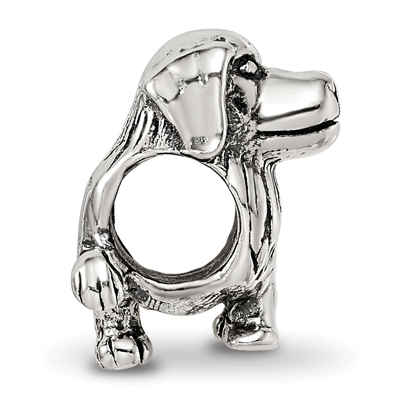 Sterling Silver Reflections Golden Retriever Bead Size: 10.91MM X 11.82MM