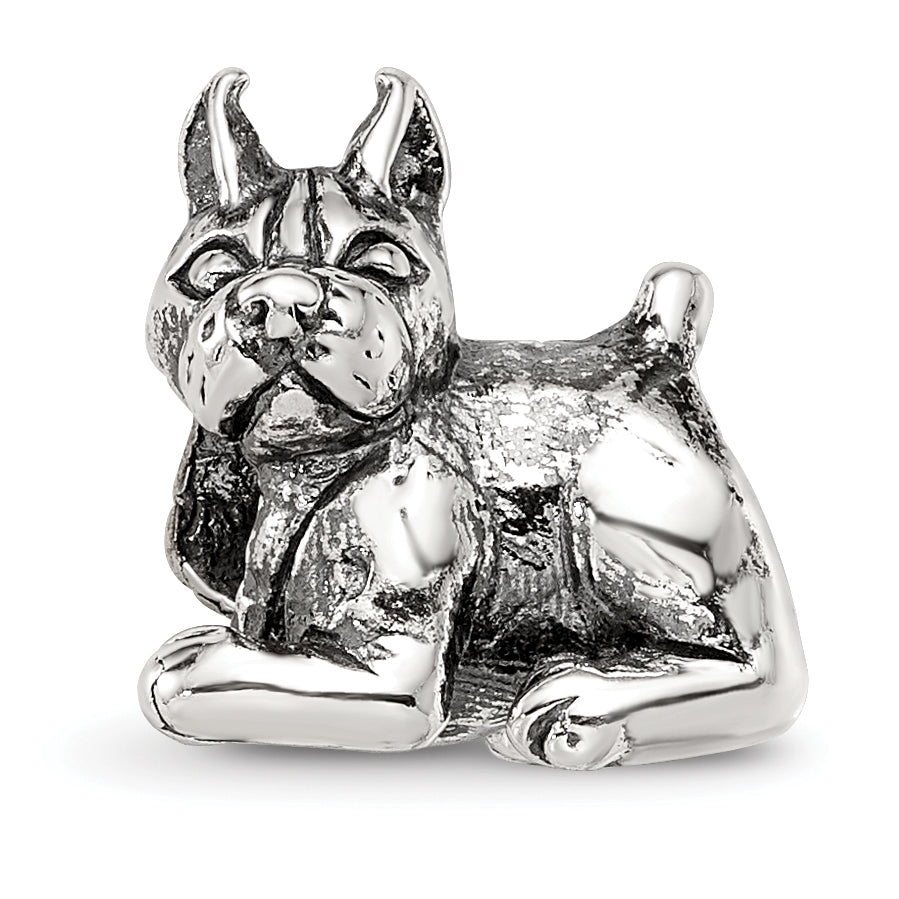 Sterling Silver Reflections Boxer Bead Size: 10.91MM X 10.91MM