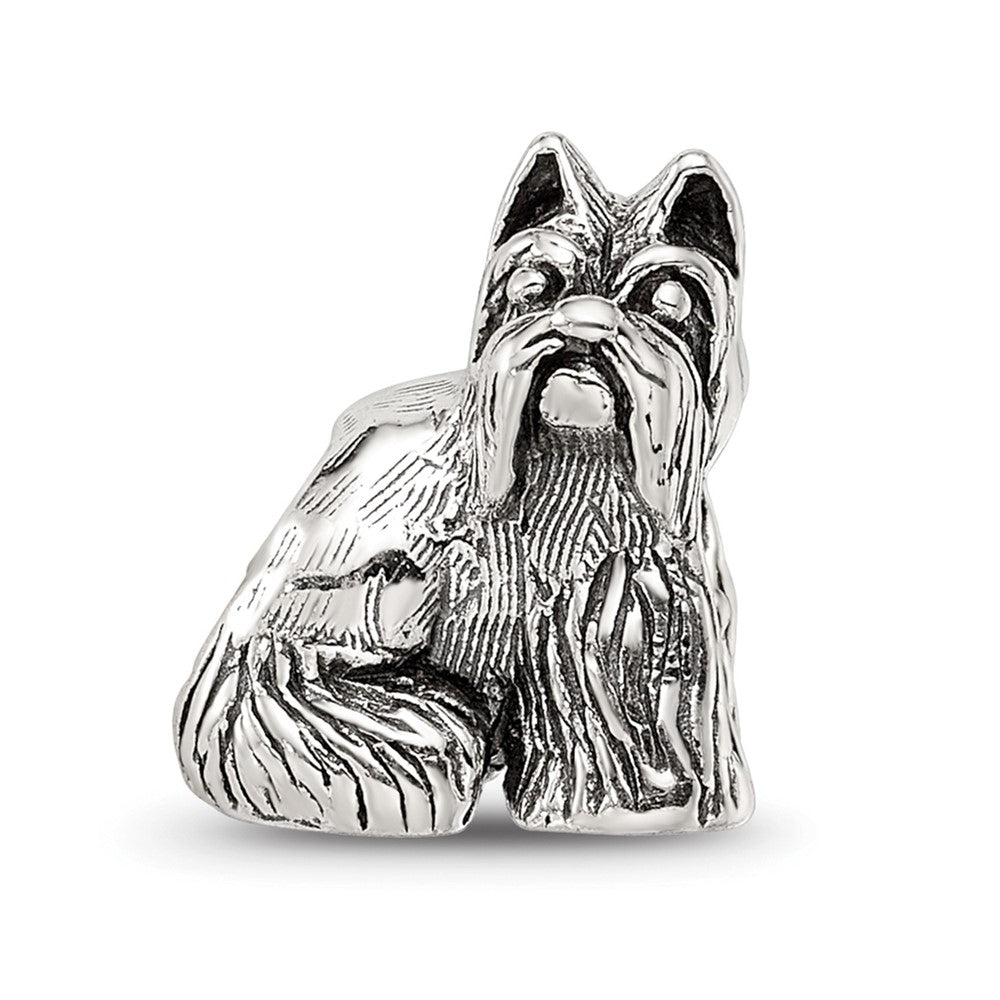 Sterling Silver Reflections Miniature Schnauzer Bead