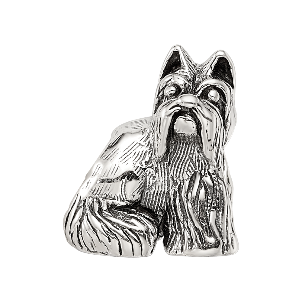 Sterling Silver Reflections Miniature Schnauzer Bead