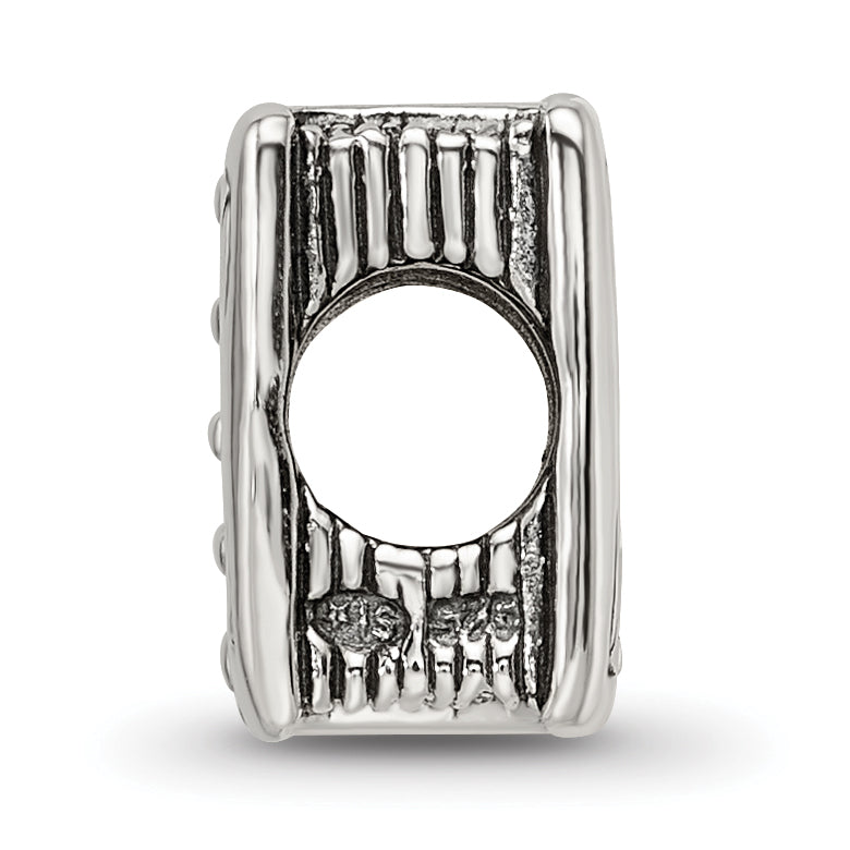Sterling Silver Reflections Book Bead Size: 8.18MM X 10MM