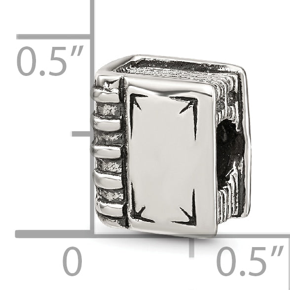 Sterling Silver Reflections Book Bead Size: 8.18MM X 10MM